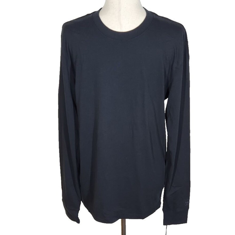 Allbirds Men's Organic Cotton Long Sleeve Tee Natural Black Size Small - Picture 1 of 8